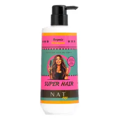 NAT PRO - Shampoo Reparador Cabello Dañado 500ml