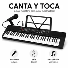 DOPA - Teclado Órgano Musical 61 Teclas 16 Tonos 10 Ritmos /bd669