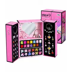 GENERICO - Kit Para Armar Crear Pulseras Niñas 2388 Piezas