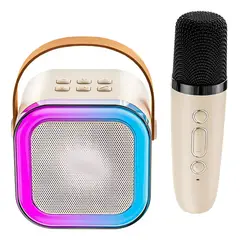 GENERICO - Parlante portátil con micrófono para karaoke K-12