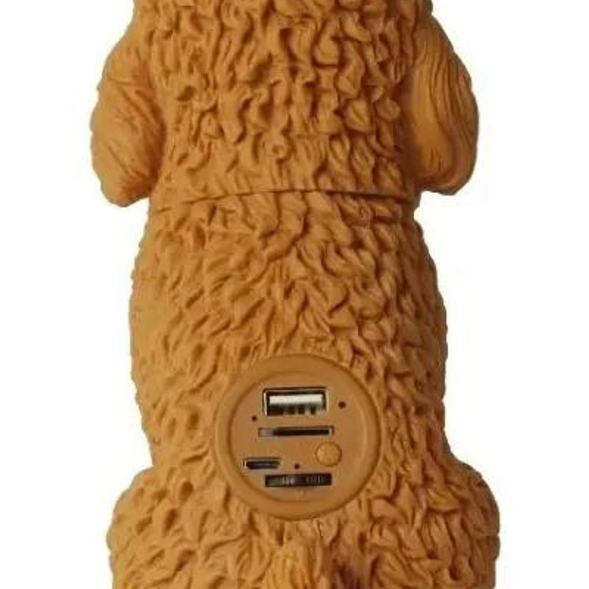 GENERICO - Parlante Bluetooth con Diseño de Perro 17 cm