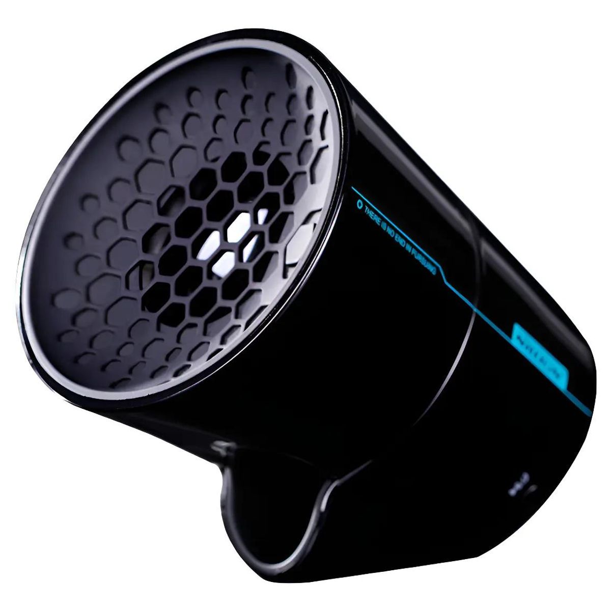GENERICO - Parlante Bluetooth portátil negro con 5 horas de batería