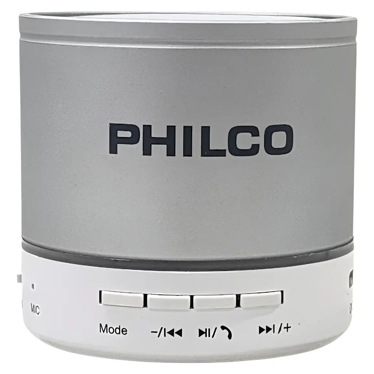 GENERICO - Mini Parlante Portátil Bluetooth 3W USB FM Plateado