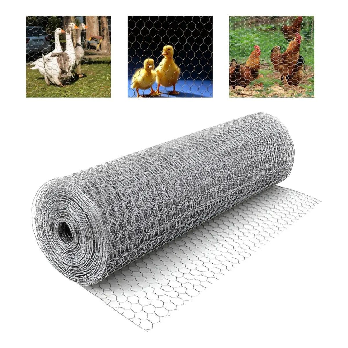 GENERICO - Malla Hexagonal 1x50m para Jardín y Cerramientos
