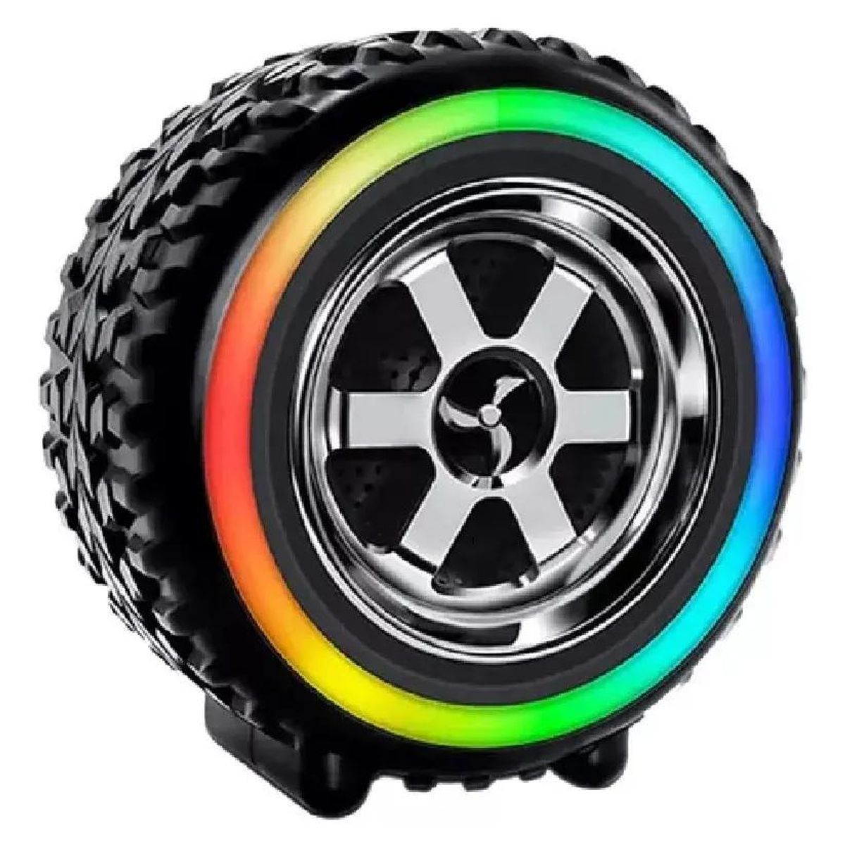 GENERICO - Parlante Bluetooth con Luz LED RGB y Ranuras USB y Micro 