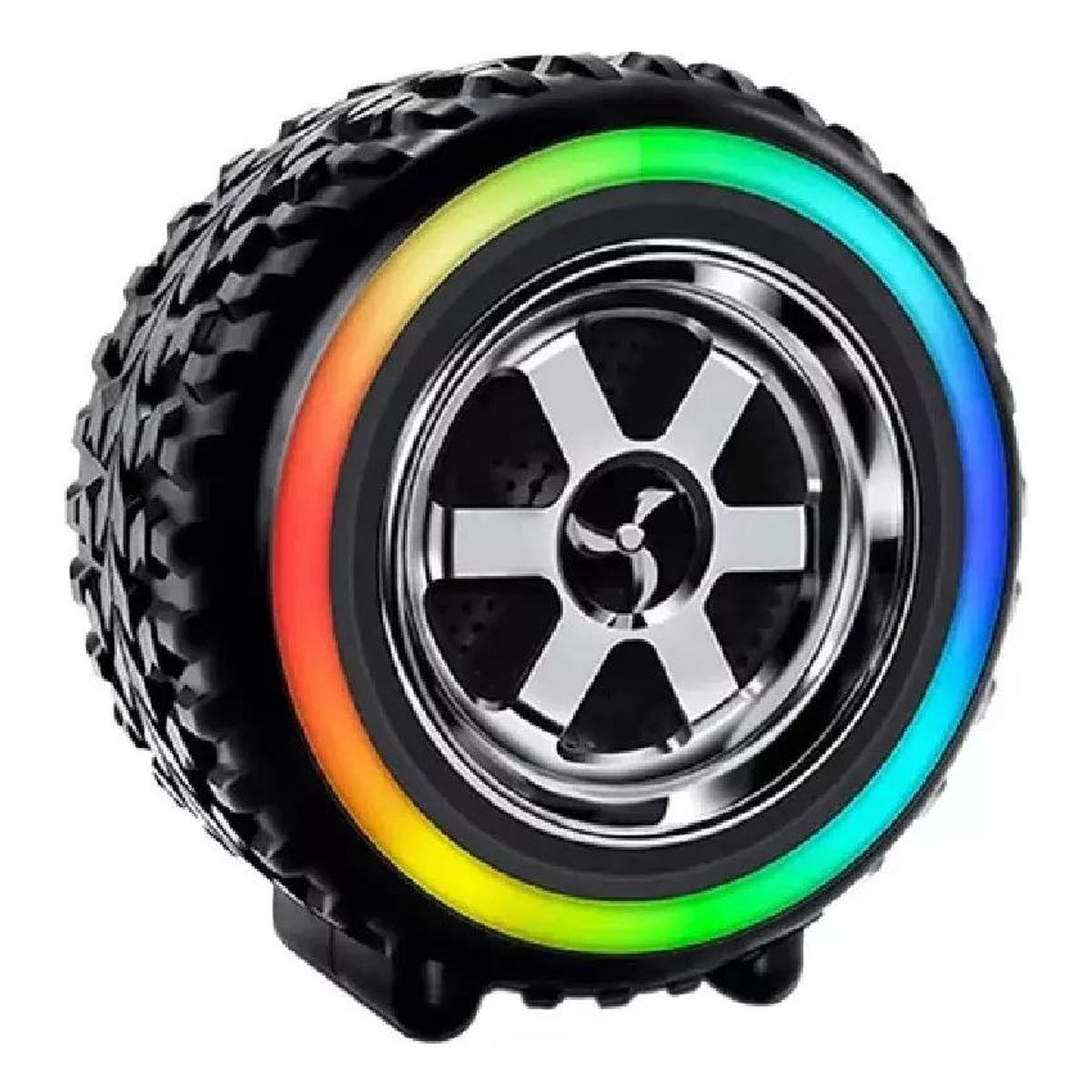 GENERICO - Parlante Bluetooth con Luz LED RGB y Ranuras USB y Micro 