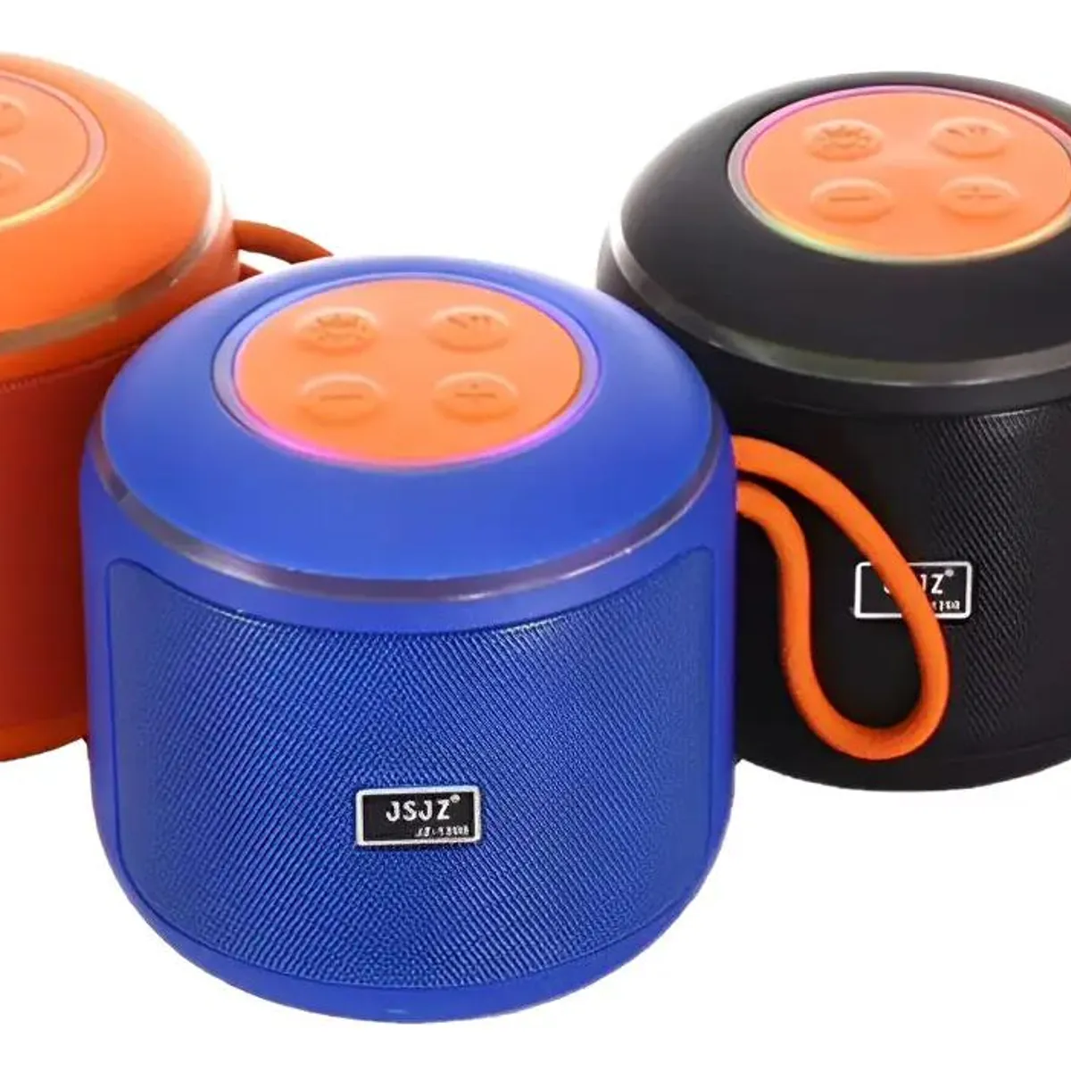 GENERICO - Parlante Bluetooth Portátil con Subwoofer y Luces LED