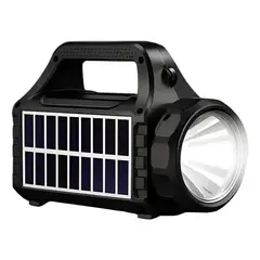 GENERICO - Parlante Bluetooth con Radio, Solar y Linterna para Exter