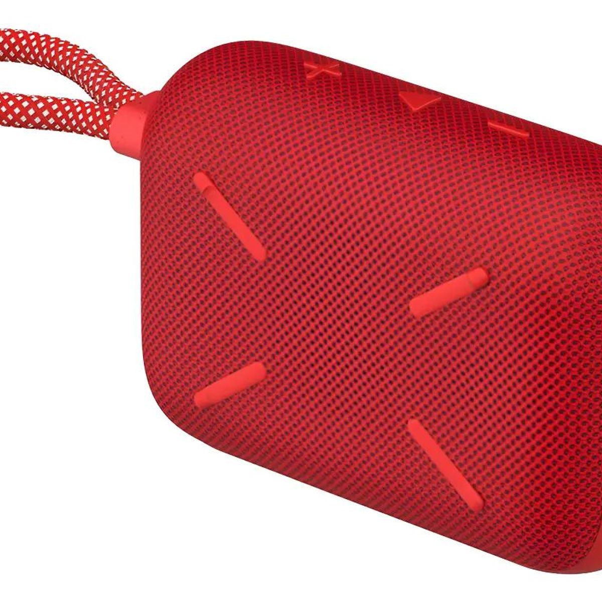 GENERICO - Bocina Bluetooth portátil color rojo