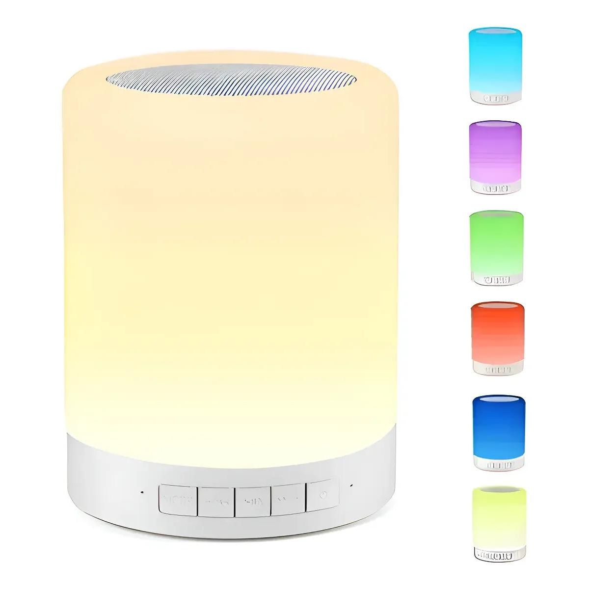 GENERICO - Lámpara Speaker Táctil Bluetooth con Luz