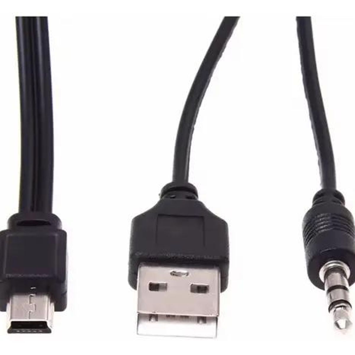 GENERICO - Cable USB Macho Mini 5pin a Aux 3.5mm para Parlante