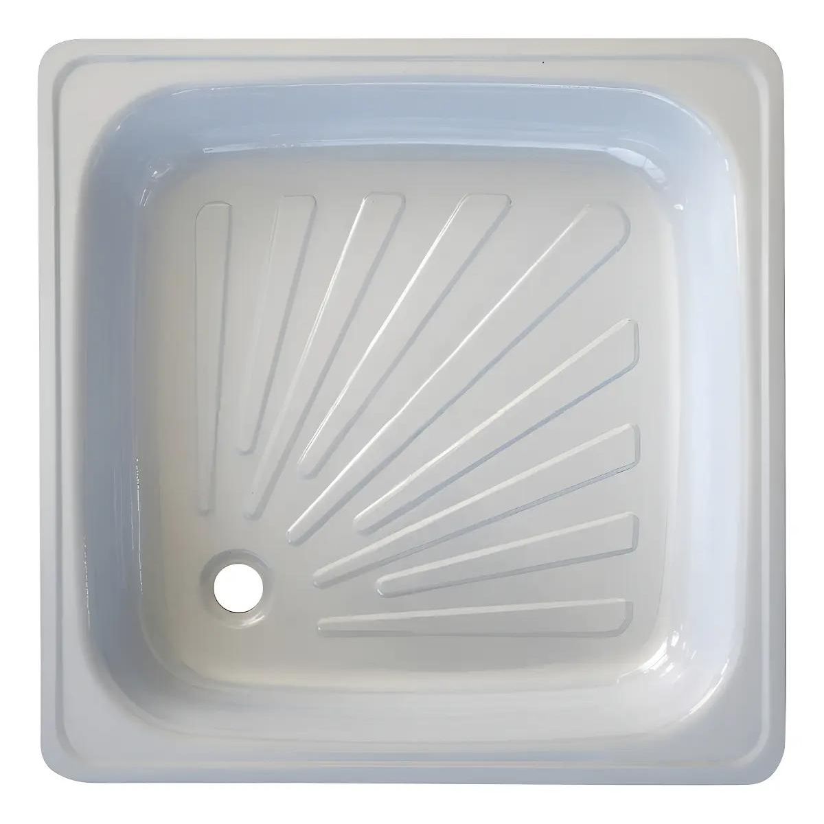 GENERICO - Receptáculo de ducha blanco 70x70x13 cm