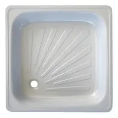 GENERICO - Receptáculo de ducha blanco 70x70x13 cm