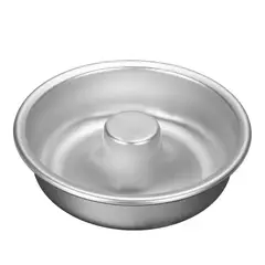 GENERICO - Molde redondo de aluminio para torta y queque 26 cm