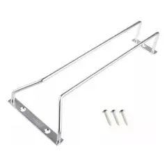 GENERICO - Colgador de Copas de Metal Cromado para Bar