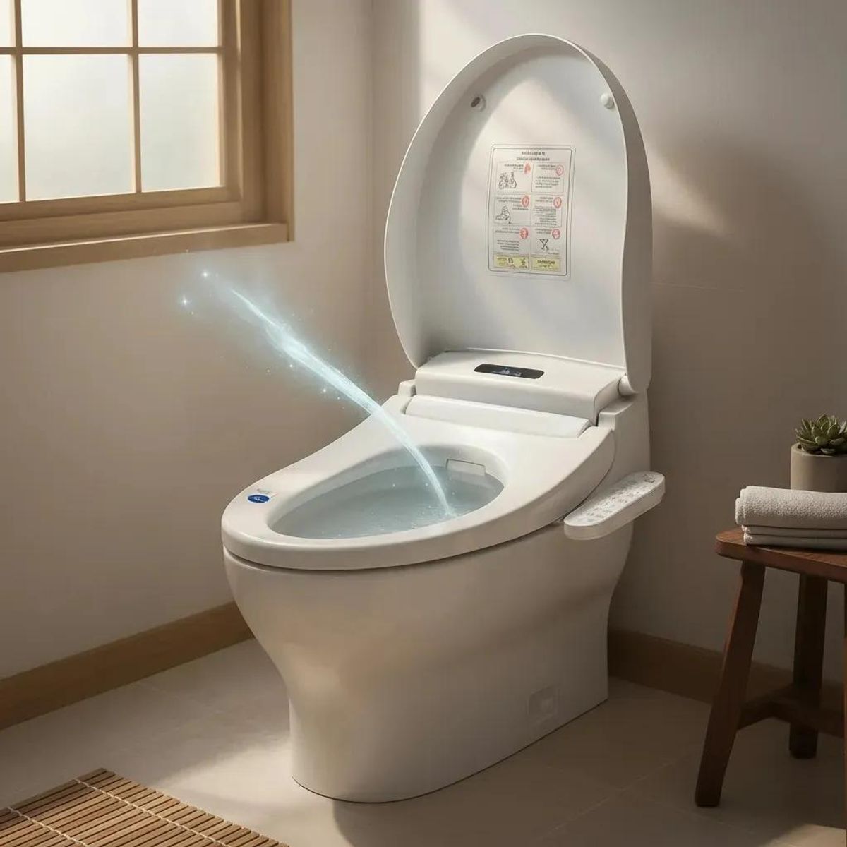 GENERICO - Tapa bidet inodoro inteligente con asiento