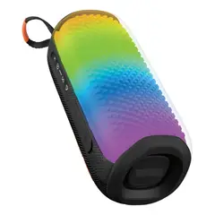 GENERICO - Parlante Bluetooth portátil con luces RGB y diseño en pie