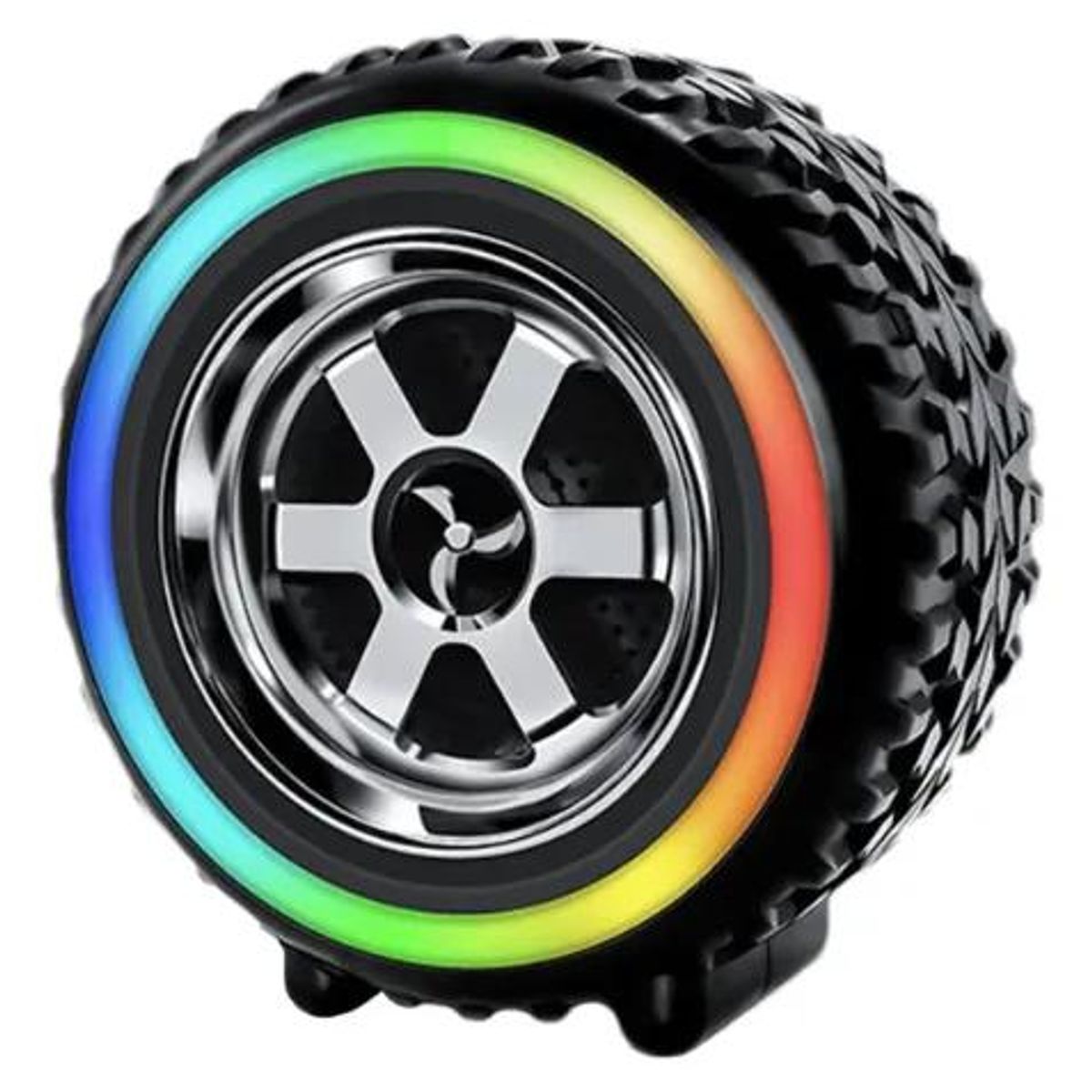 GENERICO - Parlante portátil Bluetooth con luces RGB y batería recar