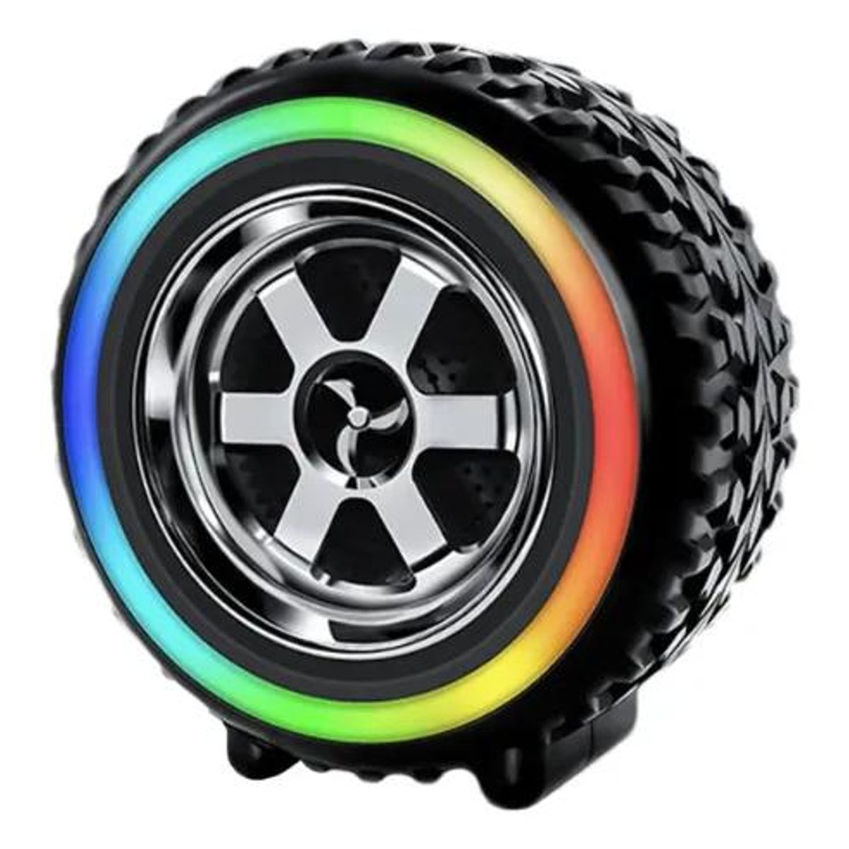 GENERICO - Parlante portátil recargable con luces RGB y Bluetooth