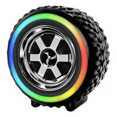 GENERICO - Parlante portátil recargable con luces RGB y Bluetooth