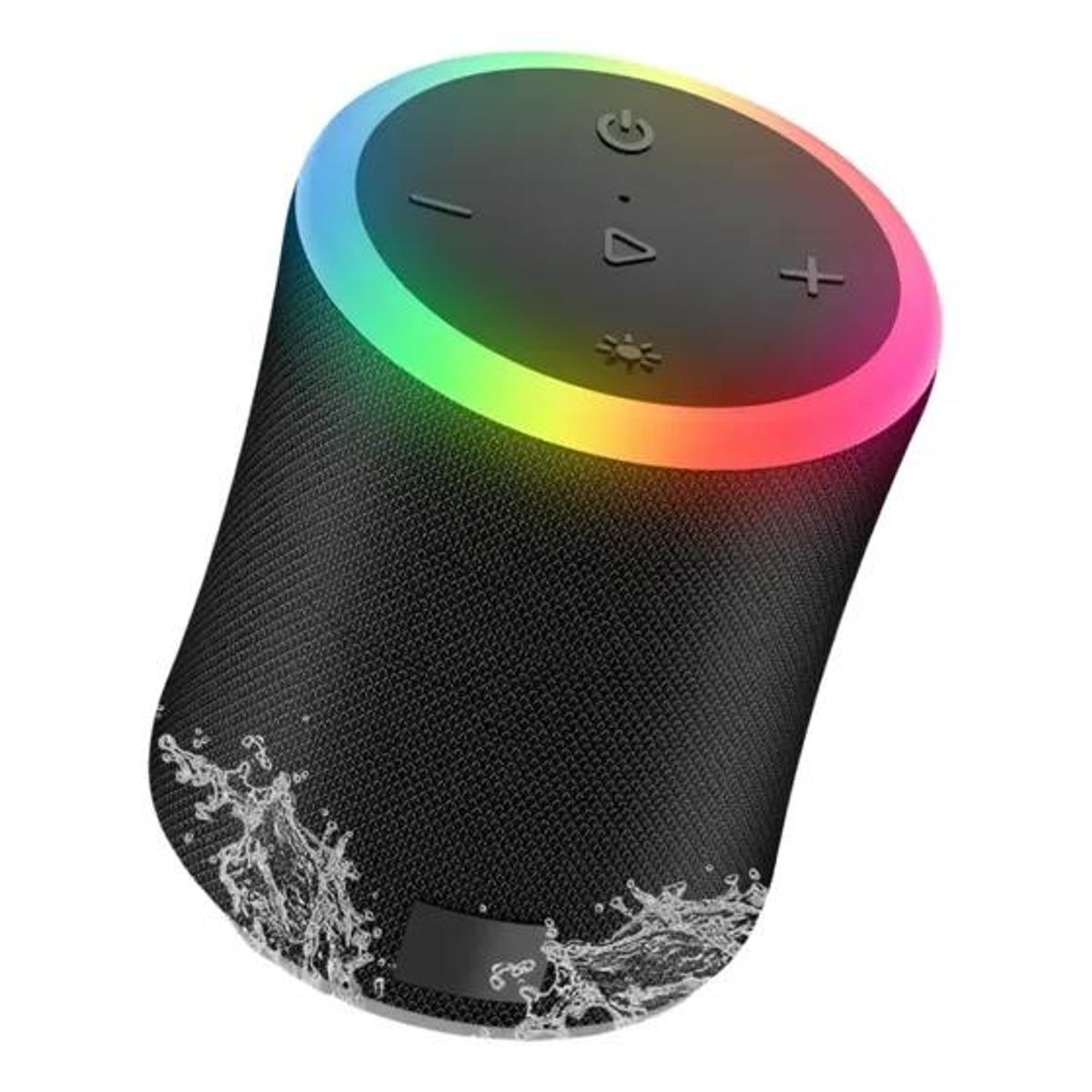 GENERICO - Parlante Bluetooth portátil con luz RGB