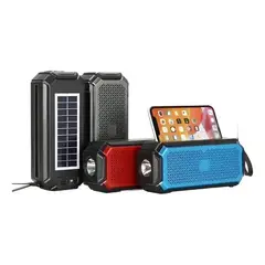 GENERICO - Parlante Bluetooth Recargable con Radio y Lector USB