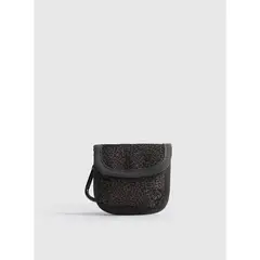 GENERICO - Estuche para audífonos con diseño animal print y mosquetó