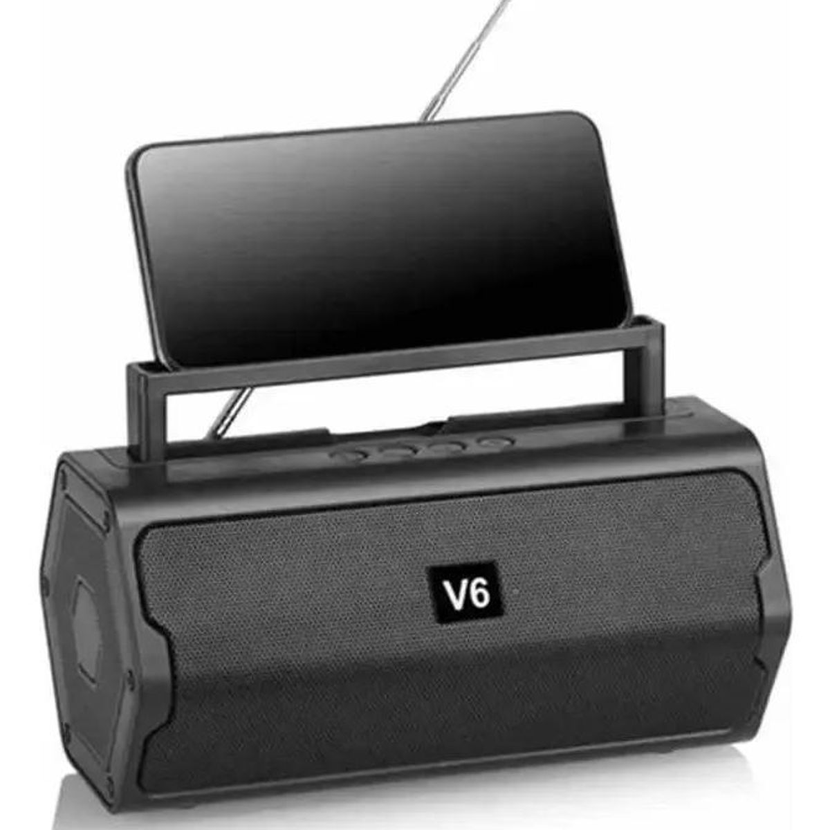 GENERICO - Parlante Recargable Bluetooth V6 con USB y Auxiliar