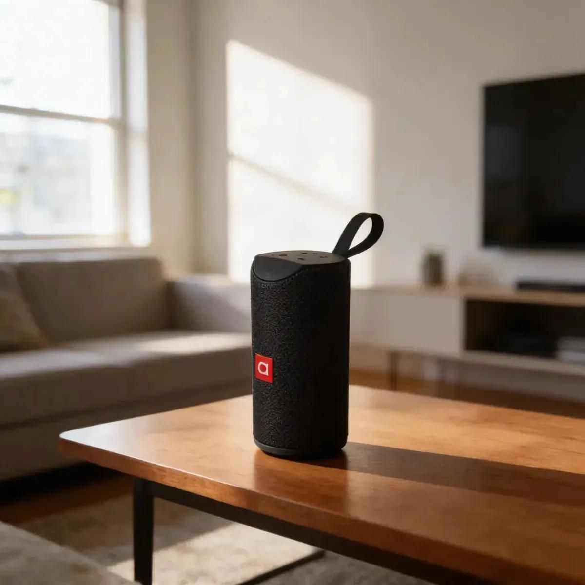 GENERICO - Parlante portátil Bluetooth 10W inalámbrico negro