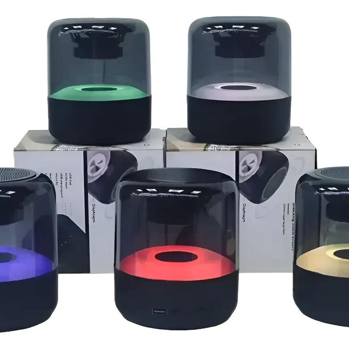 GENERICO - Mini parlante Bluetooth portátil recargable