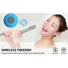 GENERICO - Parlante Bluetooth Impermeable con Ventosa para Ducha