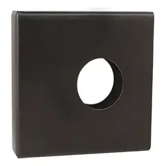GENERICO - Caja Metálica Soldable con Chapa para Sobreponer Color Ne