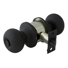 GENERICO - Cerradura cilíndrica para dormitorio color negro
