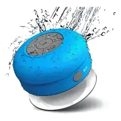 GENERICO - Parlante portátil Bluetooth resistente al agua azul