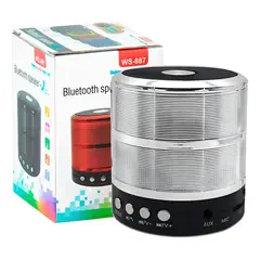 GENERICO - Mini parlante portátil Bluetooth con radio FM y USB