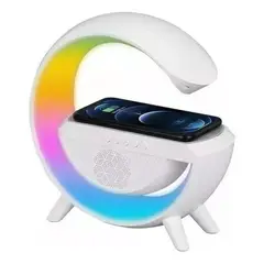 GENERICO - Parlante portátil Bluetooth color blanco