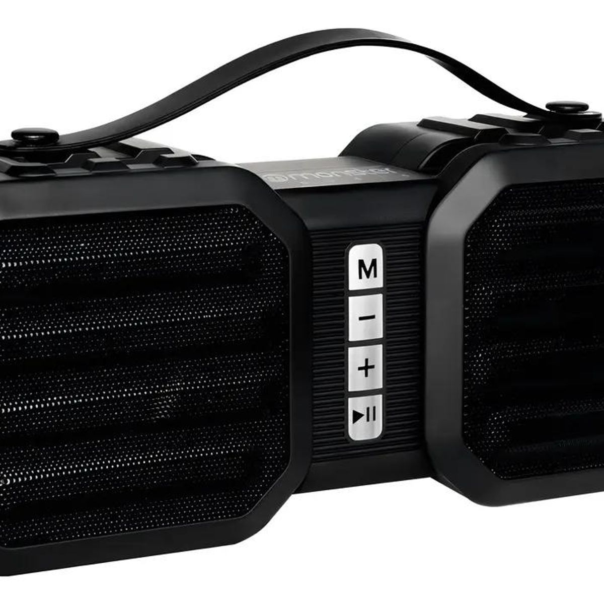 GENERICO - Parlante Bluetooth Negro con Luces LED