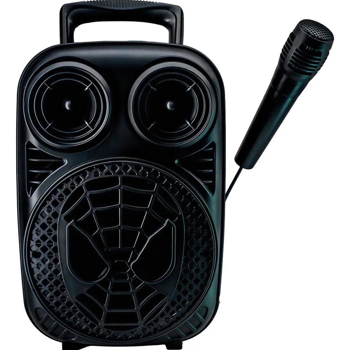 GENERICO - Parlante portátil inalámbrico con LED 6.5 pulgadas negro