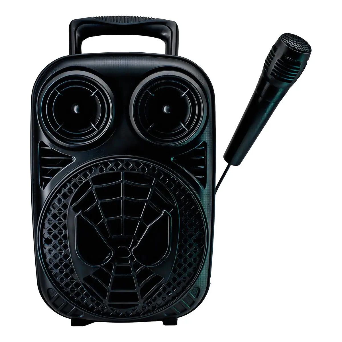 GENERICO - Parlante portátil inalámbrico con LED 6.5 pulgadas negro