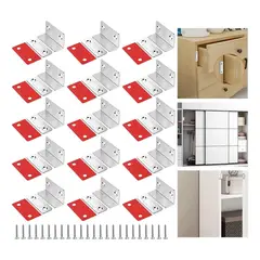 GENERICO - Juego 15 Piezas Cerraduras con Imán para Muebles