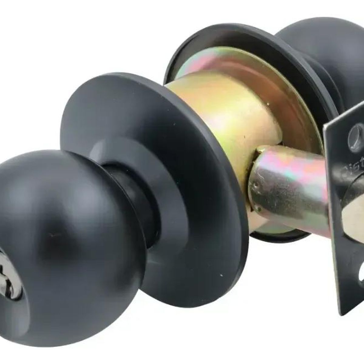 GENERICO - Kit Cerradura Cilíndrica y Cerrojo Tubular para Puertas