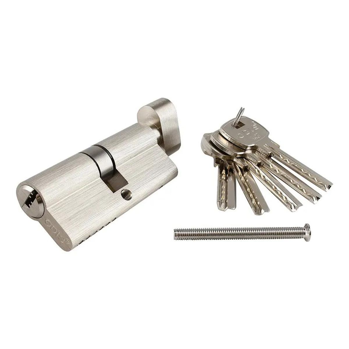 GENERICO - Cilindro Multipunto Llave Mariposa 70mm para Dormitorio
