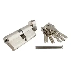 GENERICO - Cilindro Multipunto Llave Mariposa 70mm para Dormitorio