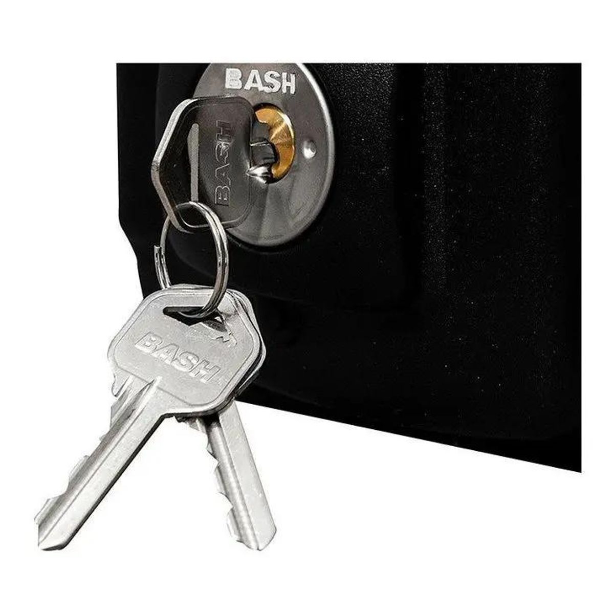 GENERICO - Cerradura Sobrepuesta para Puerta Corredera Acero Negro