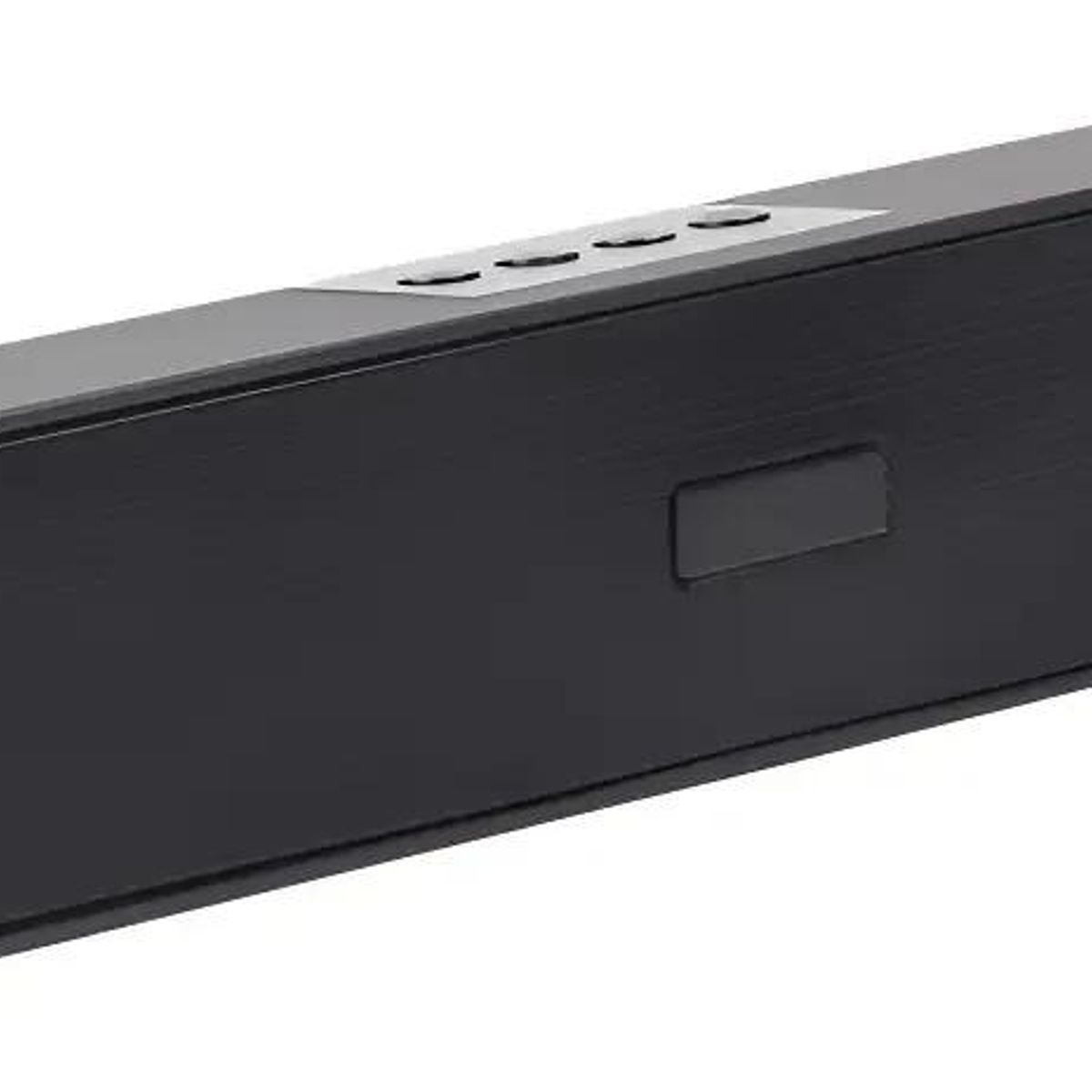 GENERICO - Barra de sonido Bluetooth negra con parlante integrado