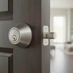 GENERICO - Cerradura de seguridad doble para puertas
