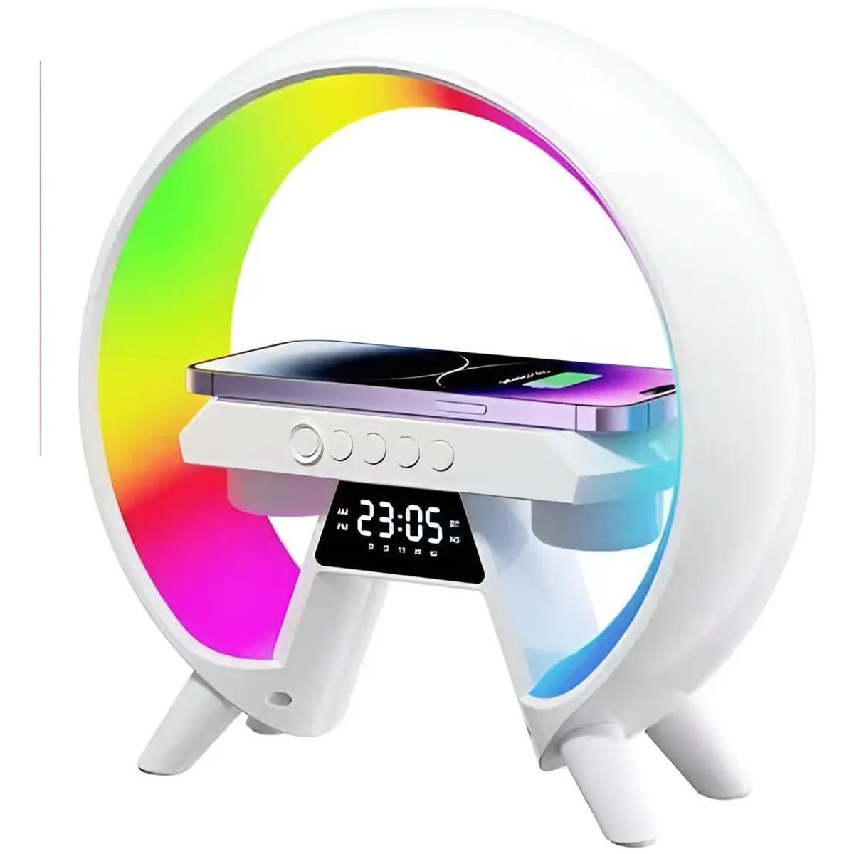 GENERICO - Altavoz Bluetooth Pequeño con Luz Nocturna Multifuncional
