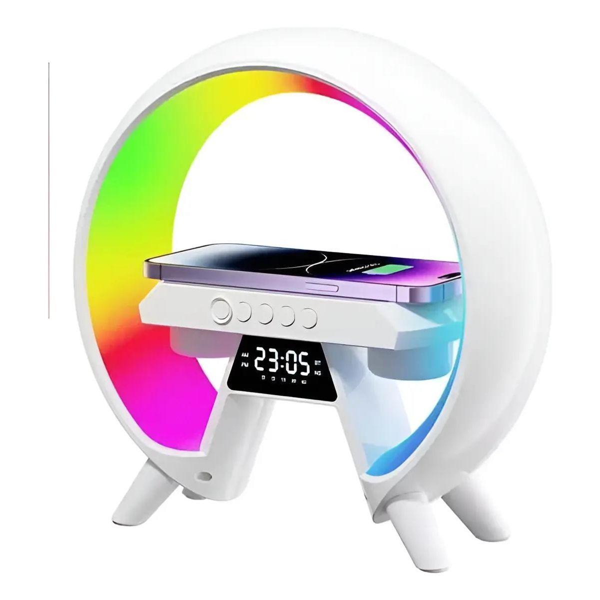 GENERICO - Altavoz Bluetooth Pequeño con Luz Nocturna Multifuncional