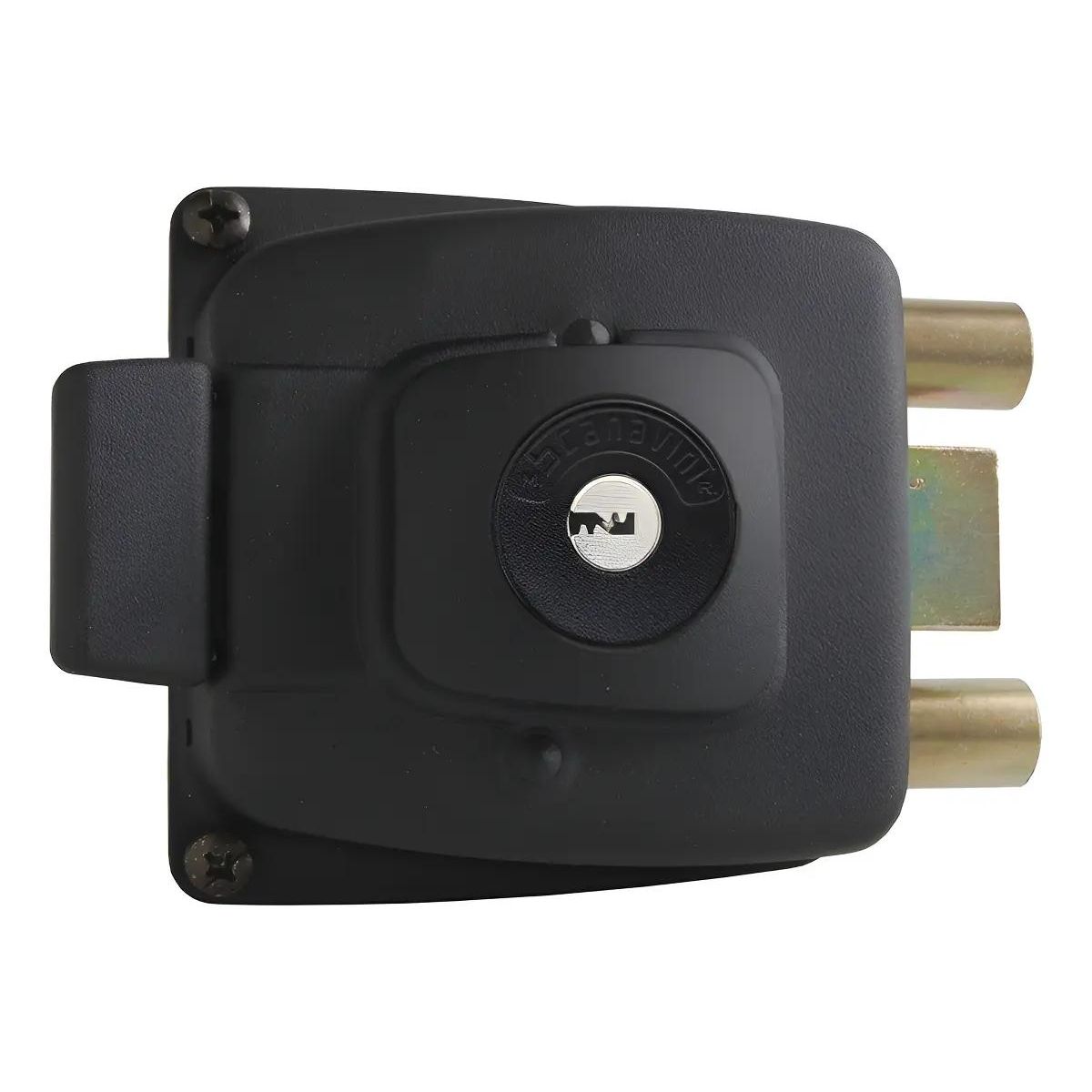 GENERICO - Chapa Cerradura Sobreponer para Portón 55mm