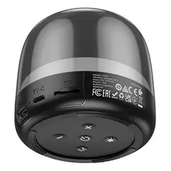GENERICO - Parlante Bluetooth portátil con luz RGB y entrada TF